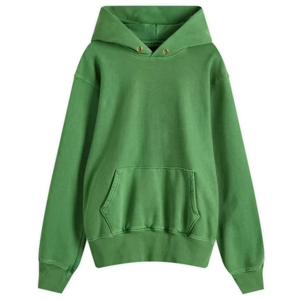 Толстовка с капюшоном Les Tiens в тяжелом весе washed basil
