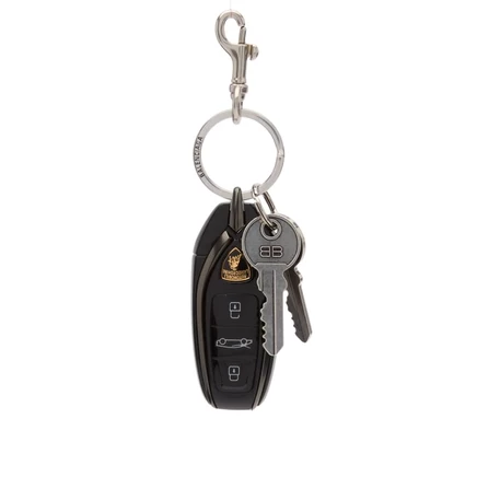 Мужской брелок Balenciaga Lamborghini Key, серебристо-черный