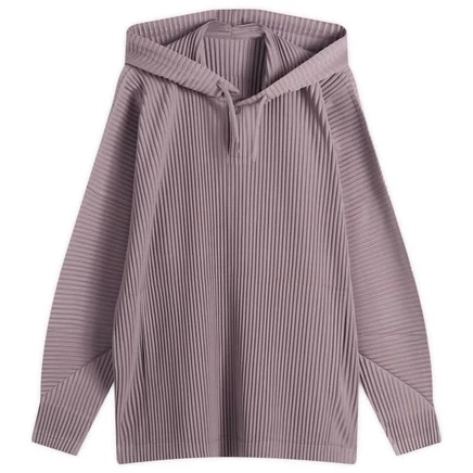 Мужское худи Homme Pliss Issey Miyake Popover, лиловое