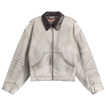 Мужская куртка Acne Studios Sulphur Fade, бело-черная