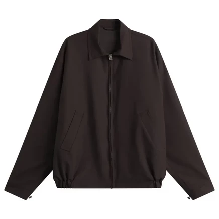 Мужской бомбер Kaptain Sunshine Wool Poplin, эспрессо
