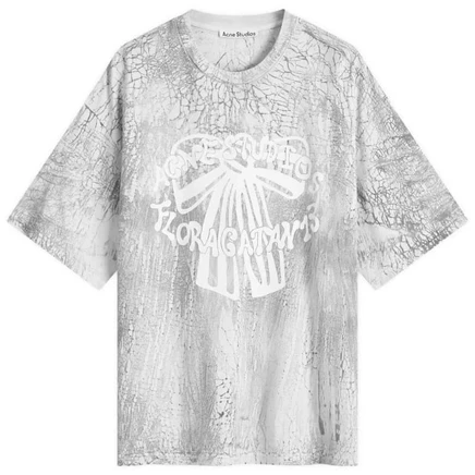 Мужская футболка Acne Studios Exford Bow Logo, черная