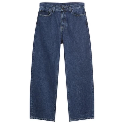Мужские джинсы Carhartt WIP Aaron, голубые, потёртые