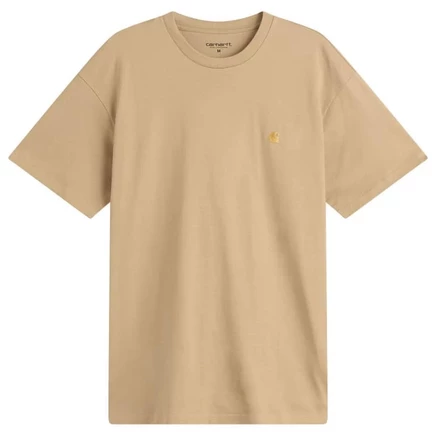 Мужская футболка Carhartt WIP Chase, коричневая