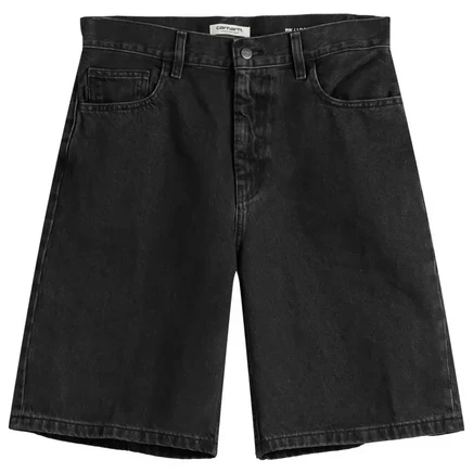 Мужские джинсовые шорты Carhartt WIP Brandon, черный стоун‑вош