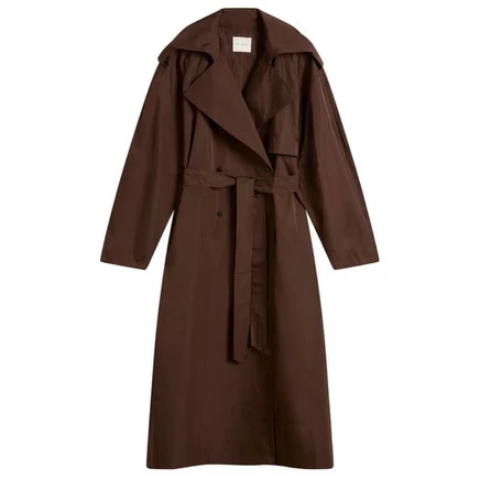 Мужской тренч St. Agni Paper Taffeta Relaxed, мокко