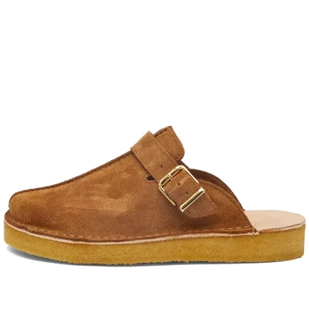 Мужские замшевые мюли Clarks Originals Trek, карамельные