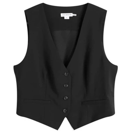 Женская жилетка GOOD AMERICAN Suiting, черная