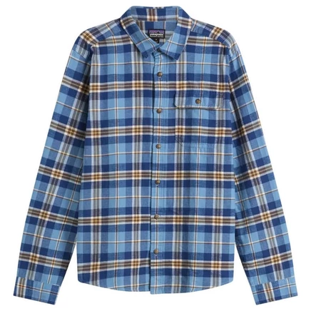 Мужская рубашка Patagonia Fjord Flannel, синяя