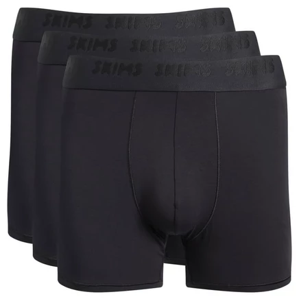 Мужские боксеры-слипы Skims Stretch 3″, 3 шт., обсидиан