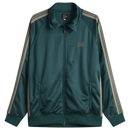 Мужская олимпийка Needles Poly Jacquard, зеленая