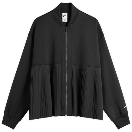 Женская куртка Nike Pleated Track, черно-кремовая