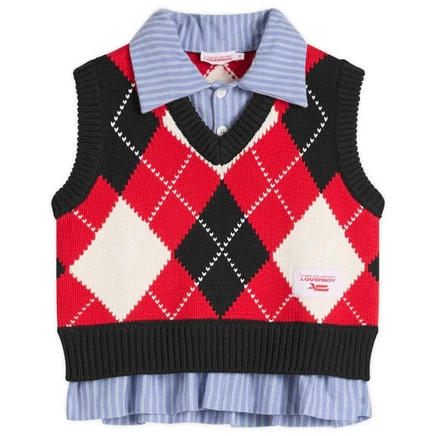 Женский жилет Charles Jeffrey Loverboy Smart, красный