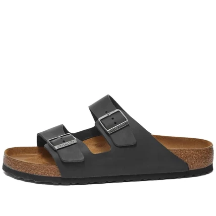 Сандалии Birkenstock Arizona, черные, промасленная кожа