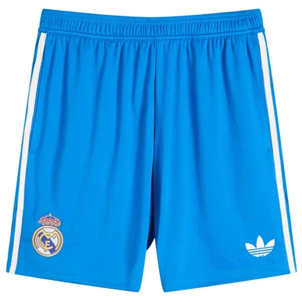 Мужские шорты Adidas Real Madrid 25/26 третьи, голубые