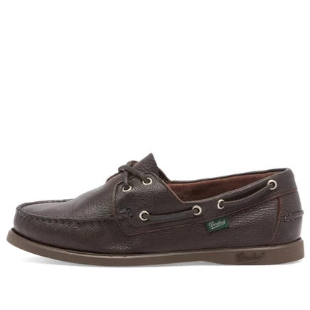 Мужские лодочные туфли Paraboot Barth кожаные, коричневые