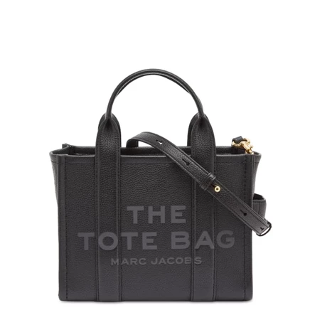 Сумка-тоут Marc Jacobs The Leather Mini Tote, черная