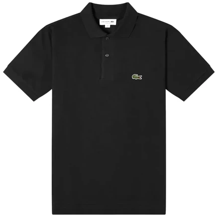 Мужское поло Lacoste Classic L12.12, черное