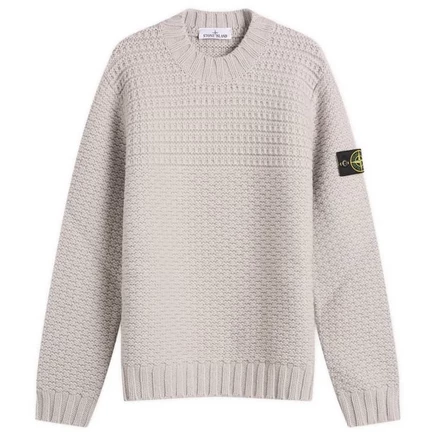 Тяжелый джемпер из чистой шерсти Stone Island