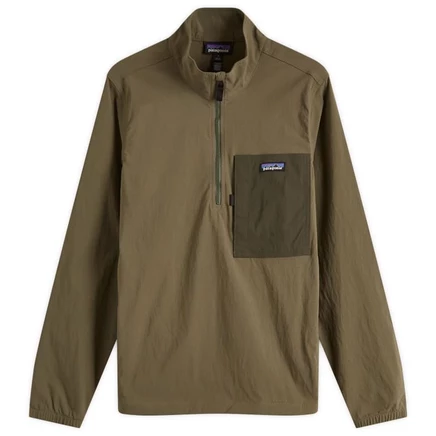 Мужская кофта Patagonia Outdoor Everyday Marsupial Pullover, темно-зеленая