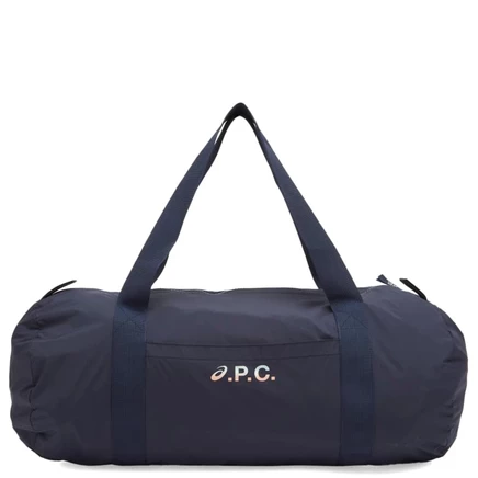 Мужская спортивная сумка A.P.C. x Asics Gym Bag, темно-синяя