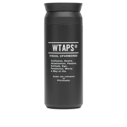 Термобутылка WTAPS x Kinto 500 мл, черная