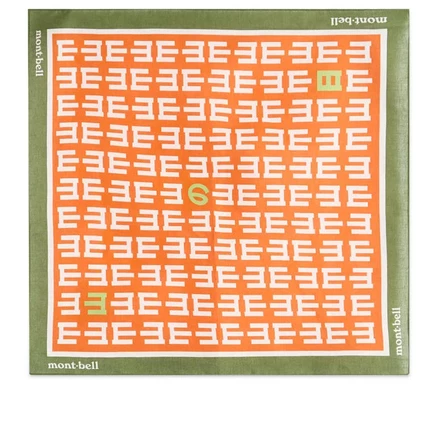 Бандана Montbell Yama No Hi burnt orange