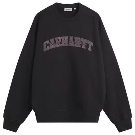 Мужской свитшот Carhartt WIP Big School, черный