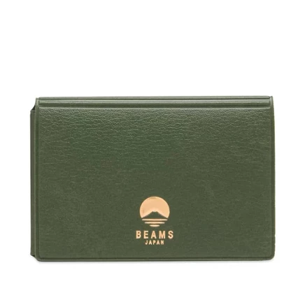 Футляр для карт BEAMS JAPAN x Hightide Card Case green
