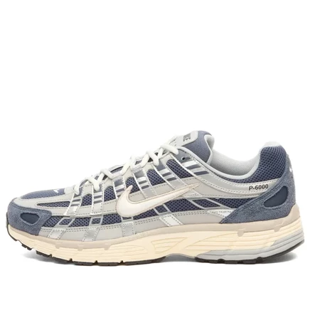 Мужские кроссовки Nike P-6000, сине-кремово-серые