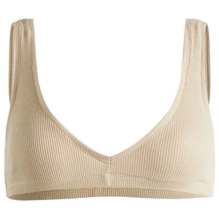 Женский бралет Skims Cotton Rib, латте