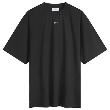 Мужская футболка Off-White Vibe Arrow, чёрно-бирюзовая