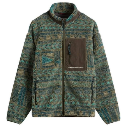 Мужская флисовая куртка Thisisneverthat SP Sherpa, оливковая