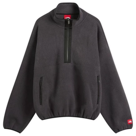 Мужской флис The North Face Redbox на полумолнии, обсидиан