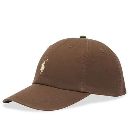 Бейсболка Polo Ralph Lauren Classic, коричневая