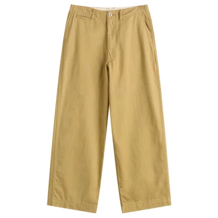 Женские брюки BEAMS BOY Wide Chino, бежевые