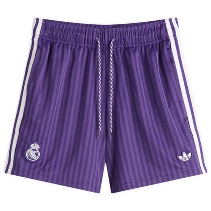 Мужские шорты Adidas Real Madrid Icon из переработанного полиэстера, фиолетовые