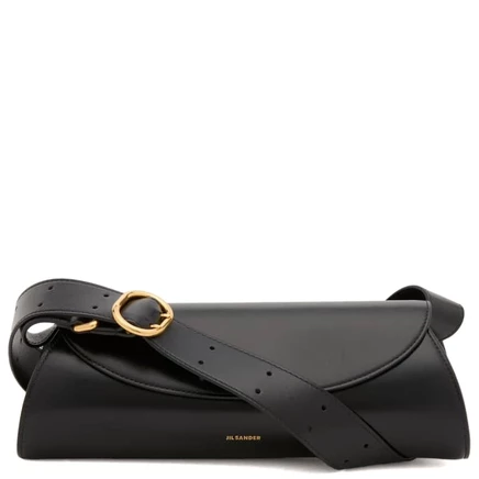 Сумка для канноло от Jil Sander black