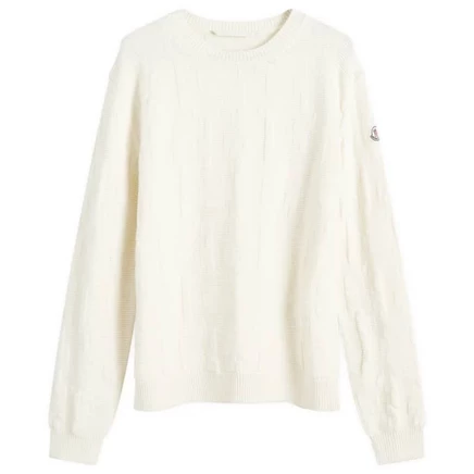 Шерстяной свитер Moncler Coronet Crew с круглым вырезом из шерсти Moncler