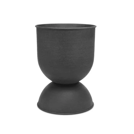 Кашпо ferm LIVING Hourglass малое, черное