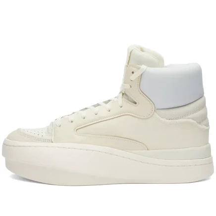 Мужские кроссовки Y-3 Lux Bball High, молочно-белые