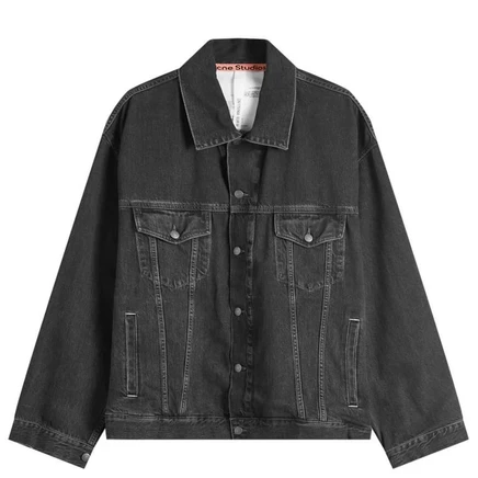 Мужская джинсовая куртка Acne Studios Robert, черная