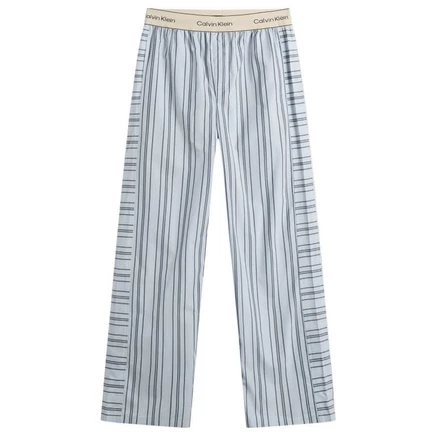 Женские пижамные брюки Calvin Klein, голубые в полоску