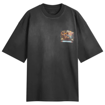 Мужская футболка Amiri Jazz Hideaway, черная