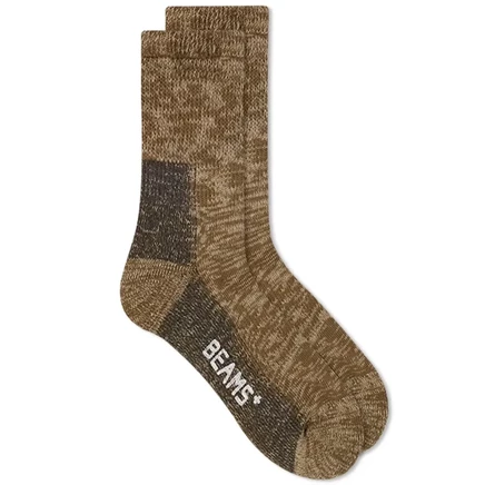 Мужские носки Beams Plus Outdoor, зеленые