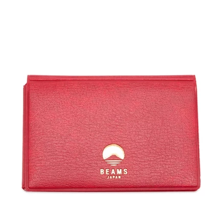 Футляр для карт BEAMS JAPAN x Hightide Card Case red