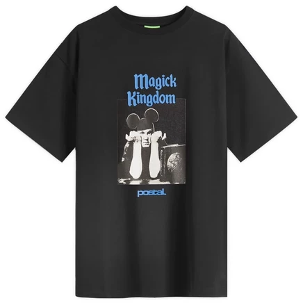 Унисекс-футболка Postal Magick Kingdom, черная