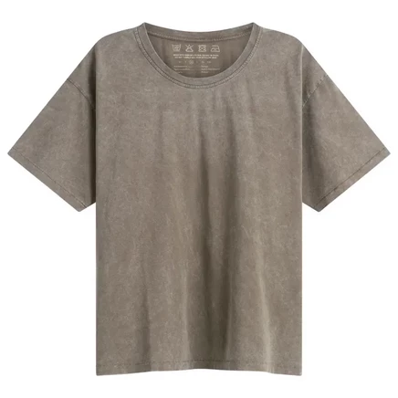 Мужская футболка mfpen Washed New, пыльно-серая