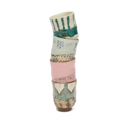 Кофейные кружки Hkliving Artist Ceramics - Набор из 4 кофейных кружек