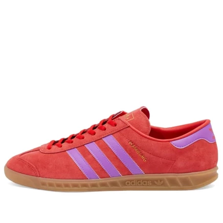 Мужские кроссовки Adidas Hamburg, красно-фиолетовые
